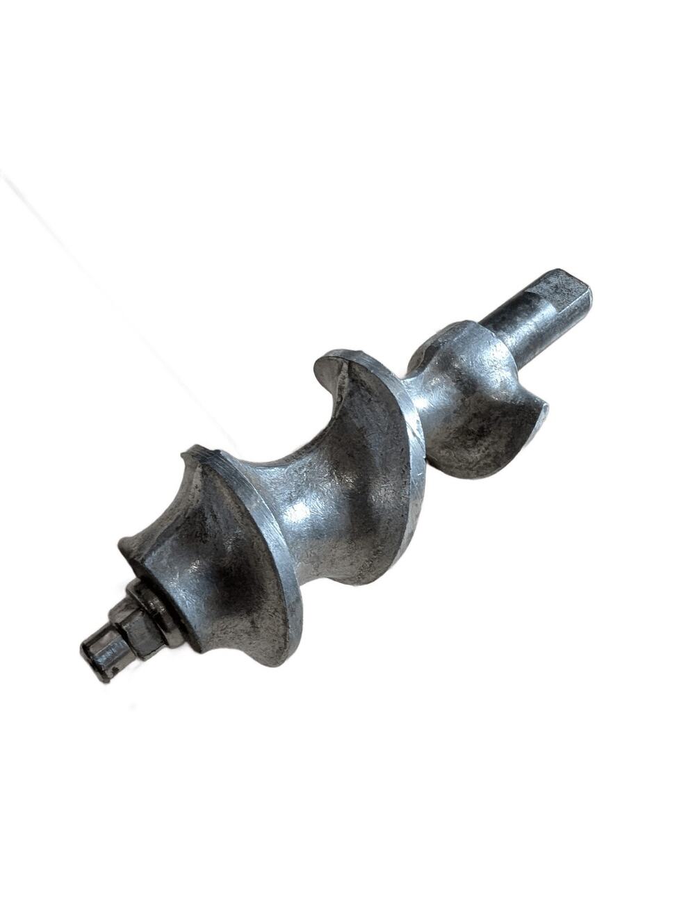 Meat Grinder Auger Worm Screw Cast Iron Square Drive Hollow End